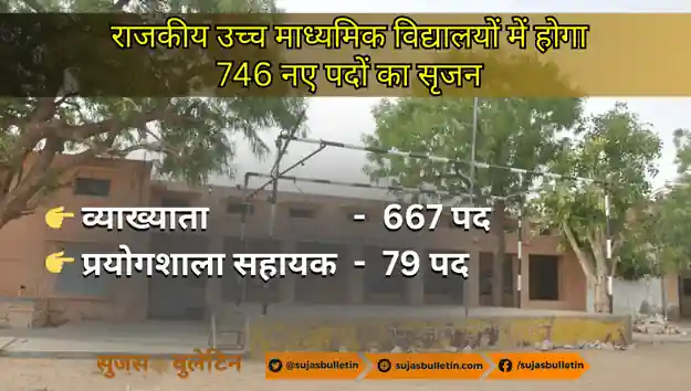 government school new 746 post announced