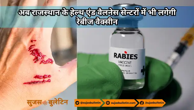 अब राजस्थान के हेल्थ एंड वैलनेस सेन्टरों में भी लगेगी रेबीज वैक्सीन rajasthan health and wellness center get rabies vaccines