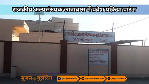 जयपुर जिले के राजकीय अल्पसंख्यक छात्रावास में प्रवेश प्रक्रिया प्रारंभ rajasthan minority hostel Admission starts